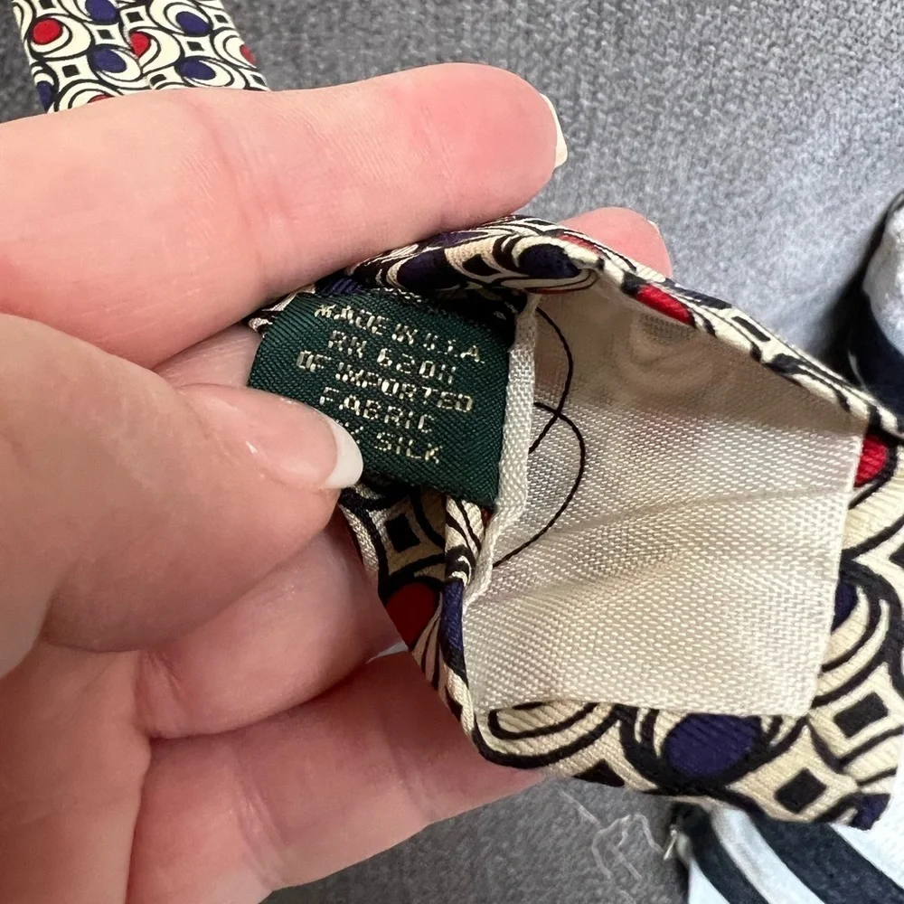 J.Crew Men's Blue Italian Silk Tie In Dot